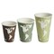 Eco-Products World Art Renewable and Compostable Insulated Hot Cups, 8 oz, Brown/White, PK800 EP-BNHC8-WD - alternate 4